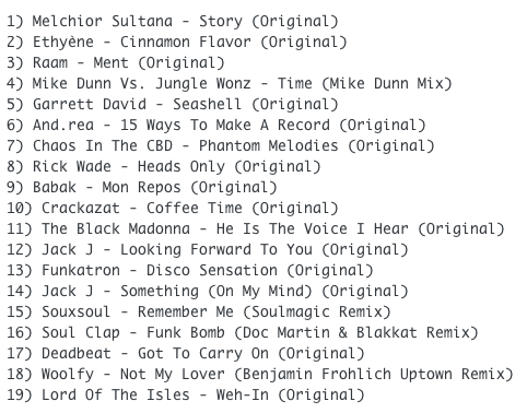 Subway Baby (Various)-Something For Your Mind, Body And Soul (Volume 10) TRACKLIST